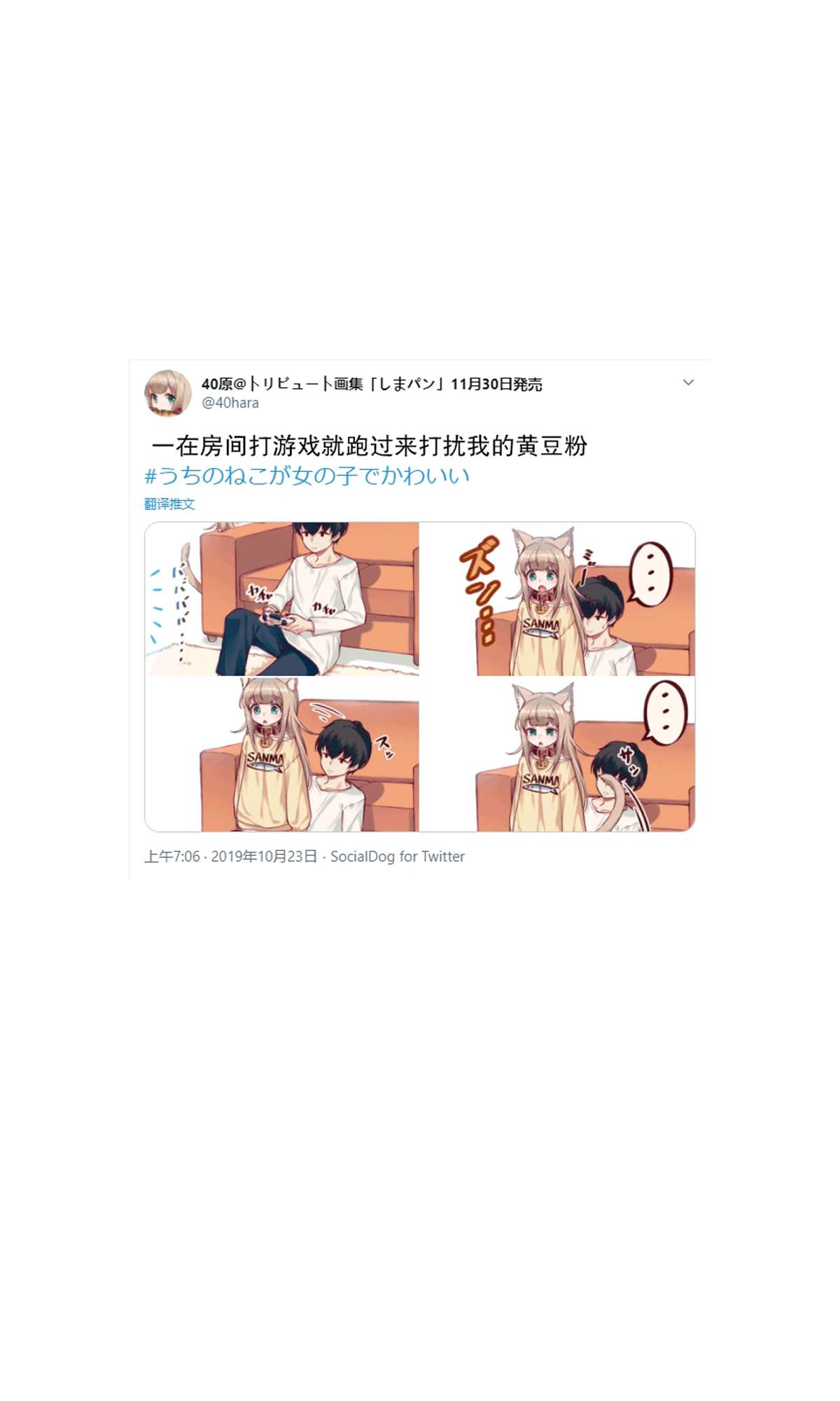 《我家的猫猫是可爱的女孩子！》漫画最新章节杂图3免费下拉式在线观看章节第【6】张图片