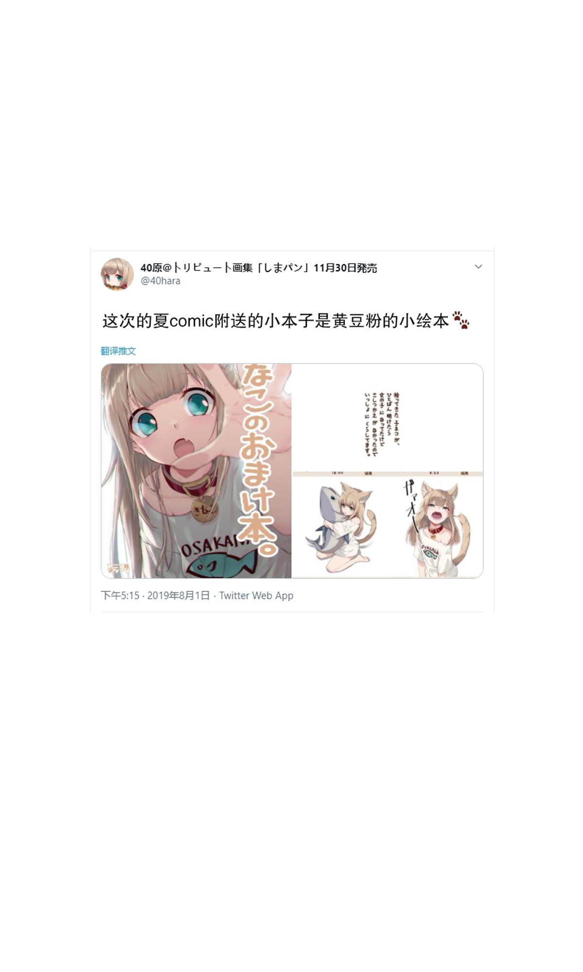 《我家的猫猫是可爱的女孩子！》漫画最新章节杂图2免费下拉式在线观看章节第【5】张图片