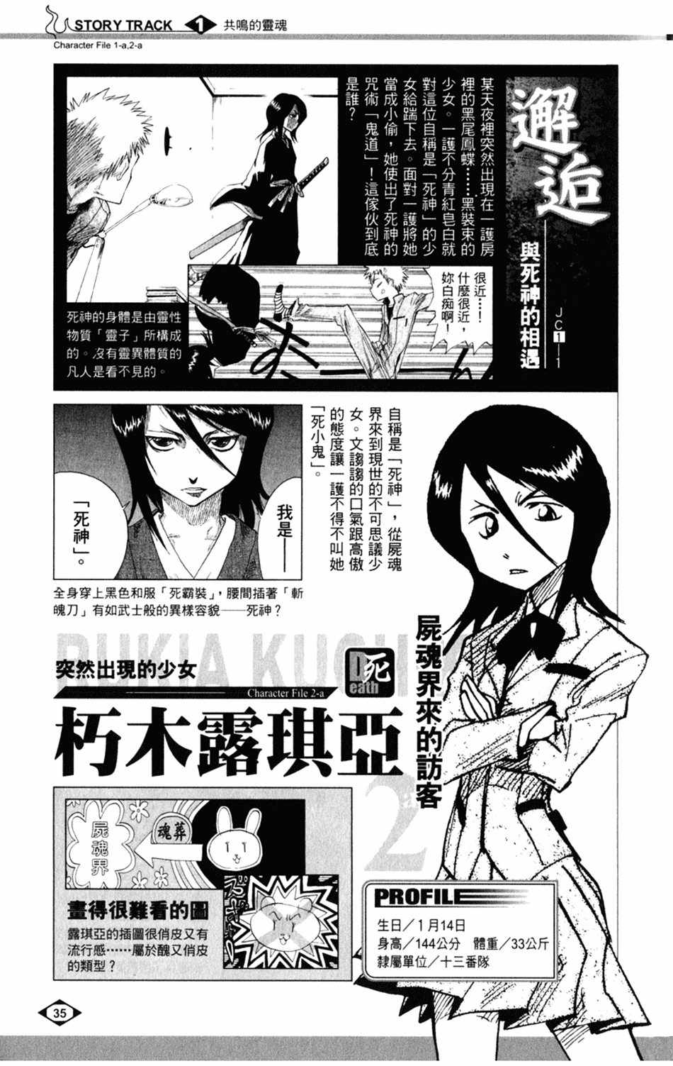 《死神》漫画最新章节设定集01免费下拉式在线观看章节第【3】张图片