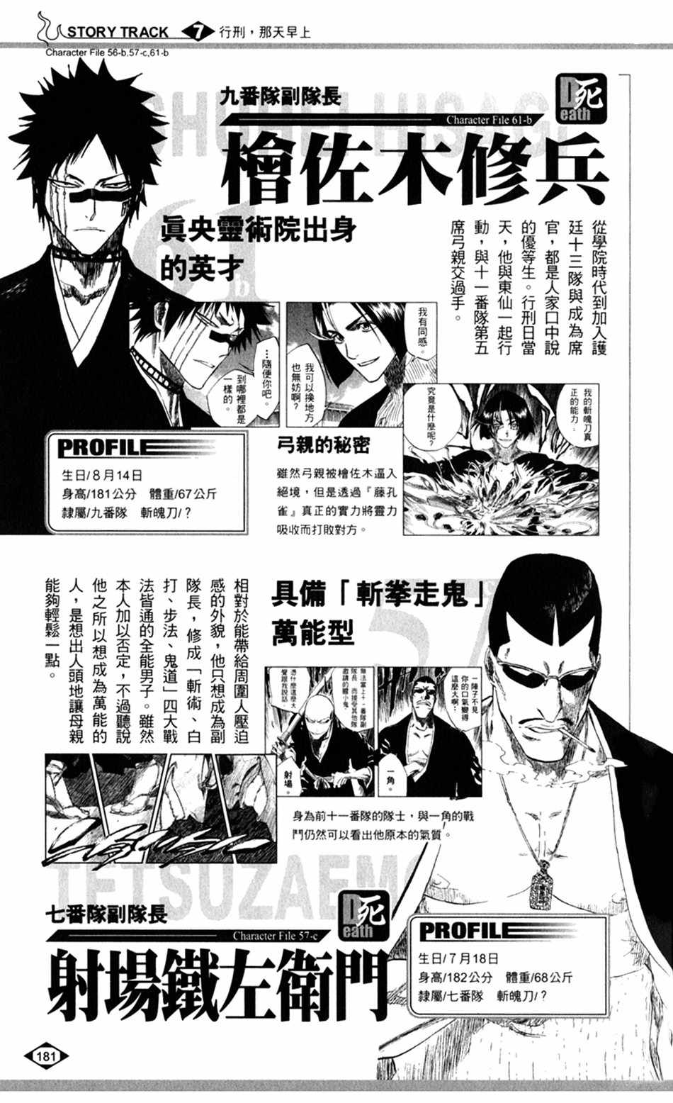 《死神》漫画最新章节设定集07免费下拉式在线观看章节第【5】张图片