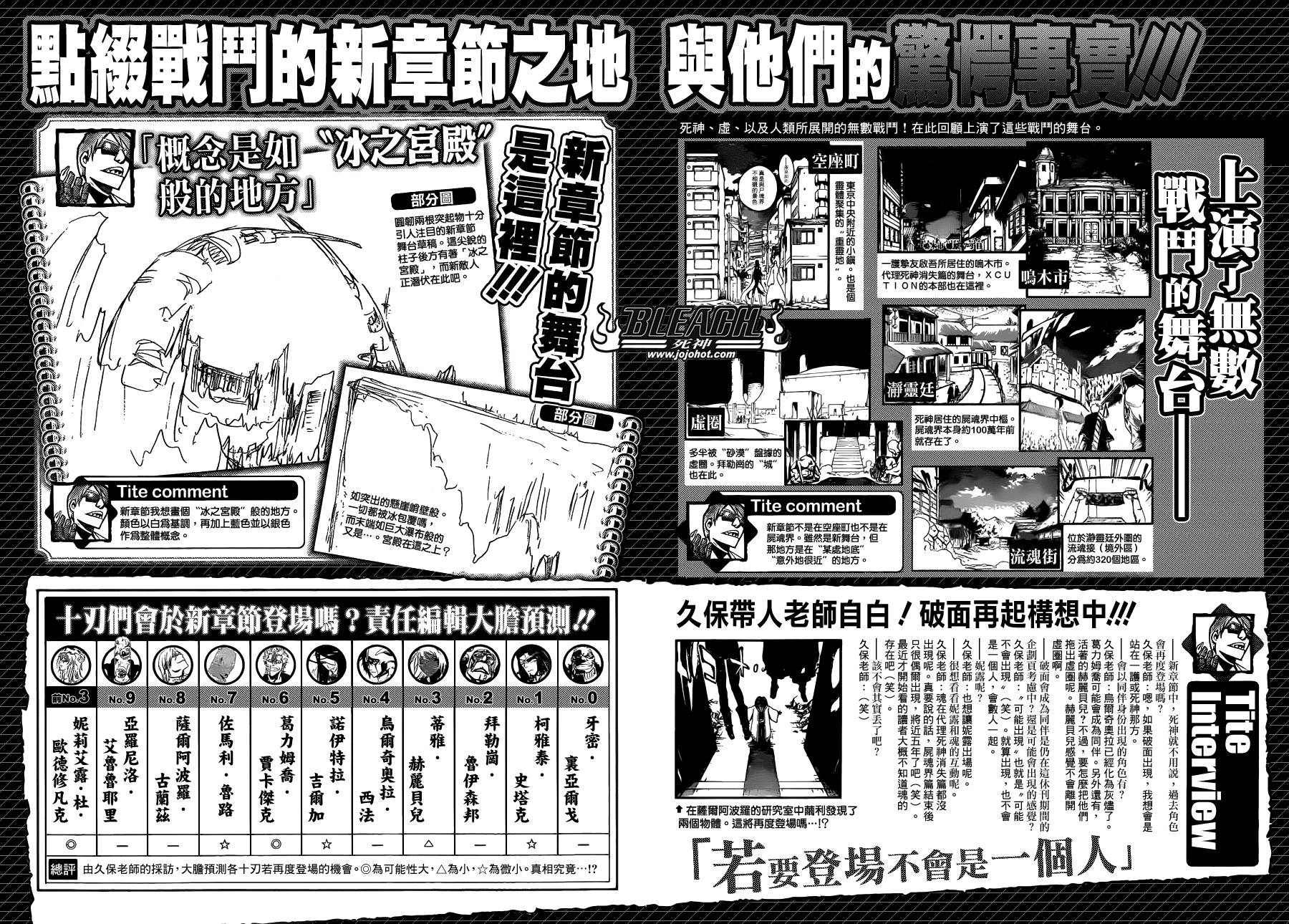 《死神》漫画最新章节外传：第10话  特别企划2免费下拉式在线观看章节第【2】张图片