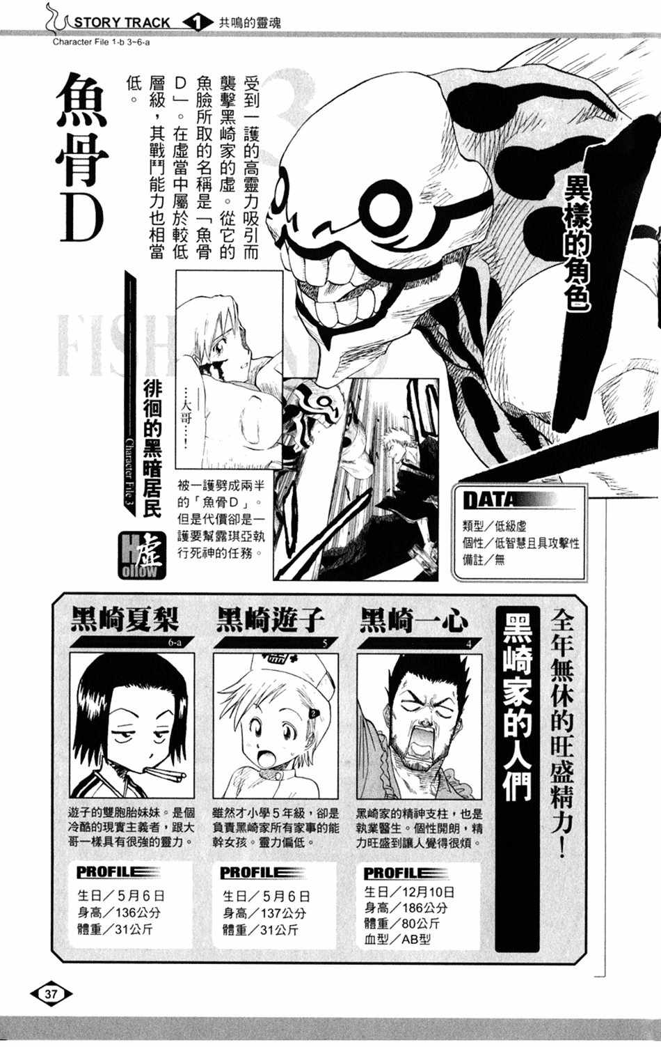 《死神》漫画最新章节设定集01免费下拉式在线观看章节第【5】张图片