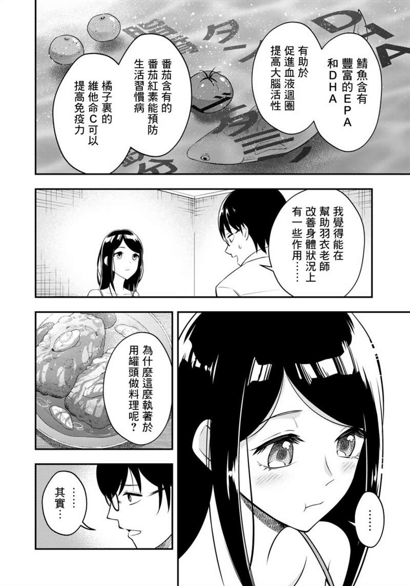 《羽衣老师今天也吃罐头》漫画最新章节第2话免费下拉式在线观看章节第【18】张图片