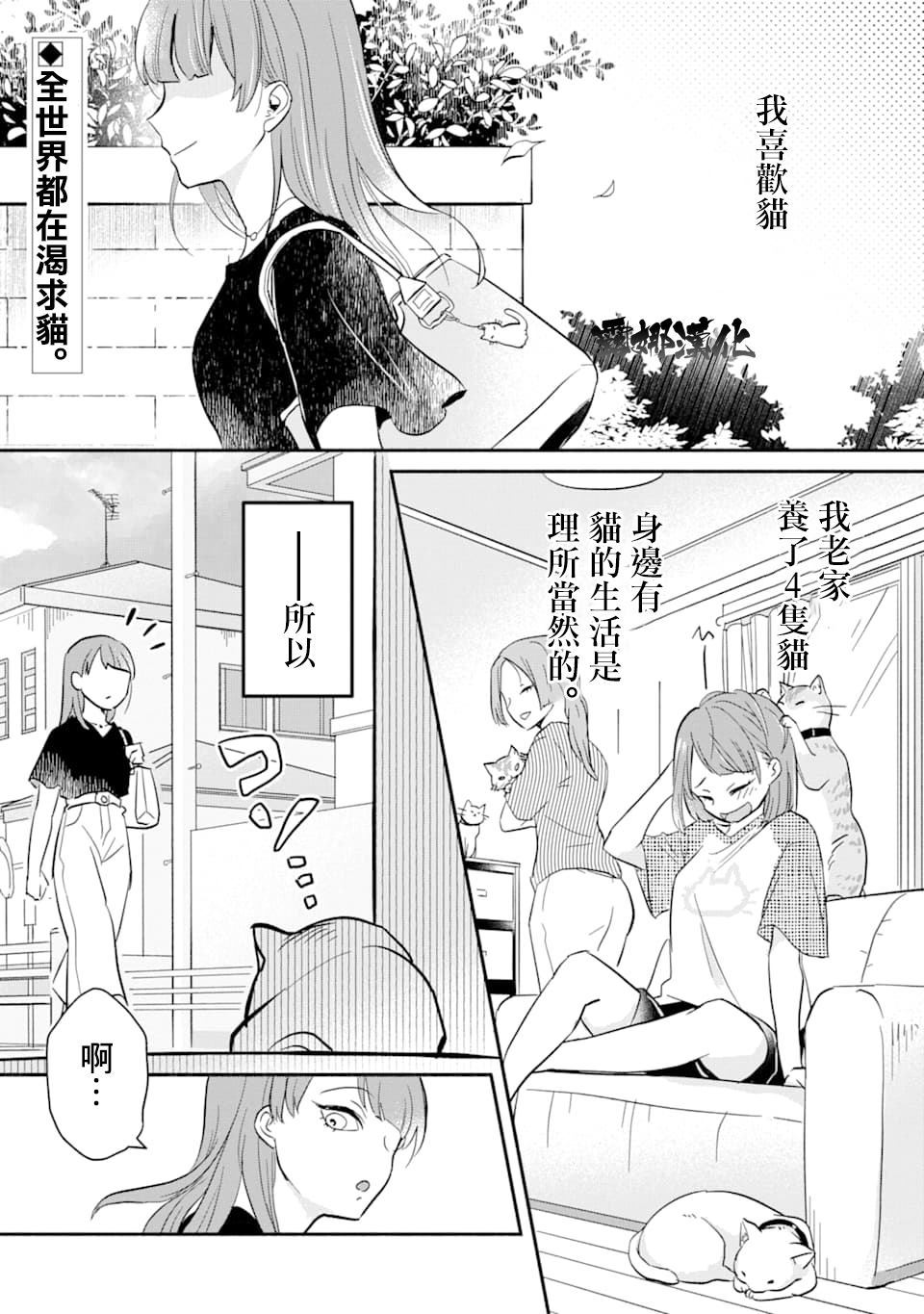 《我可爱的塑料袋猫》漫画最新章节第1话免费下拉式在线观看章节第【2】张图片