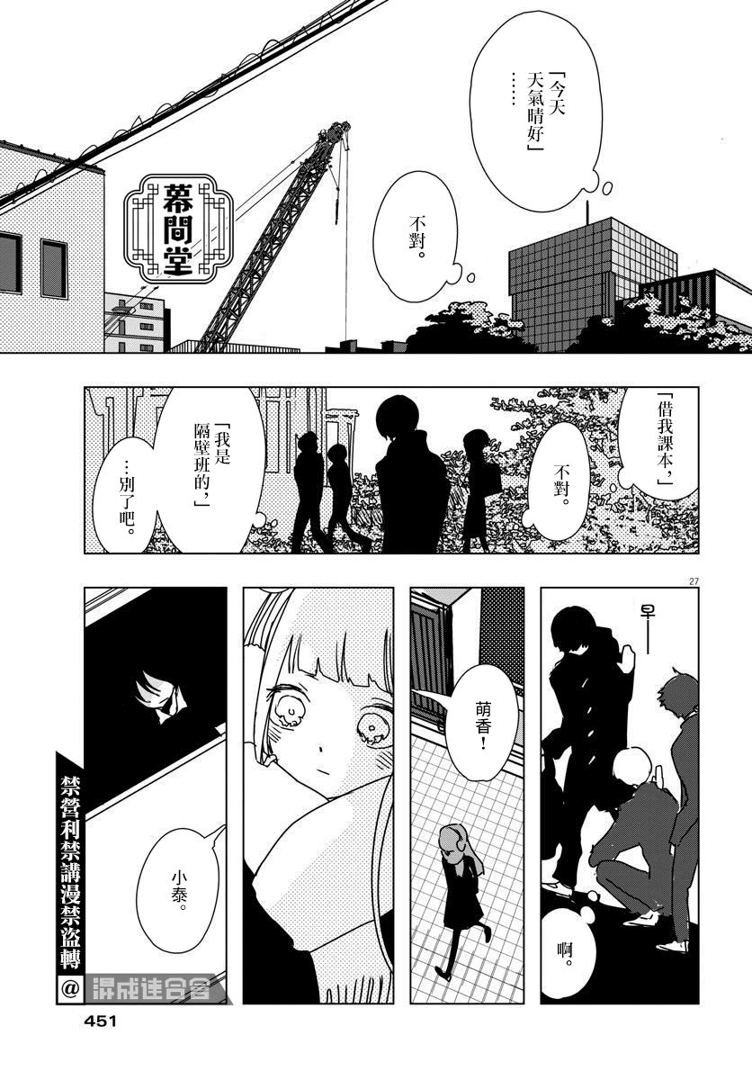 《教室的白花》漫画最新章节第1话免费下拉式在线观看章节第【27】张图片