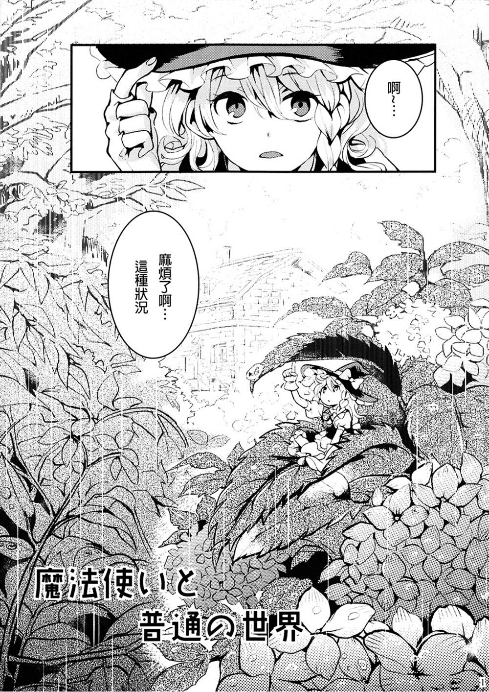 《魔法使和普通的世界》漫画最新章节第1话免费下拉式在线观看章节第【1】张图片