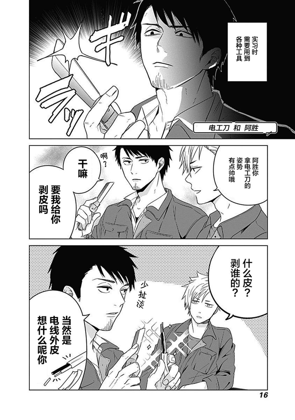 《只野工业高校日常》漫画最新章节第1话免费下拉式在线观看章节第【15】张图片