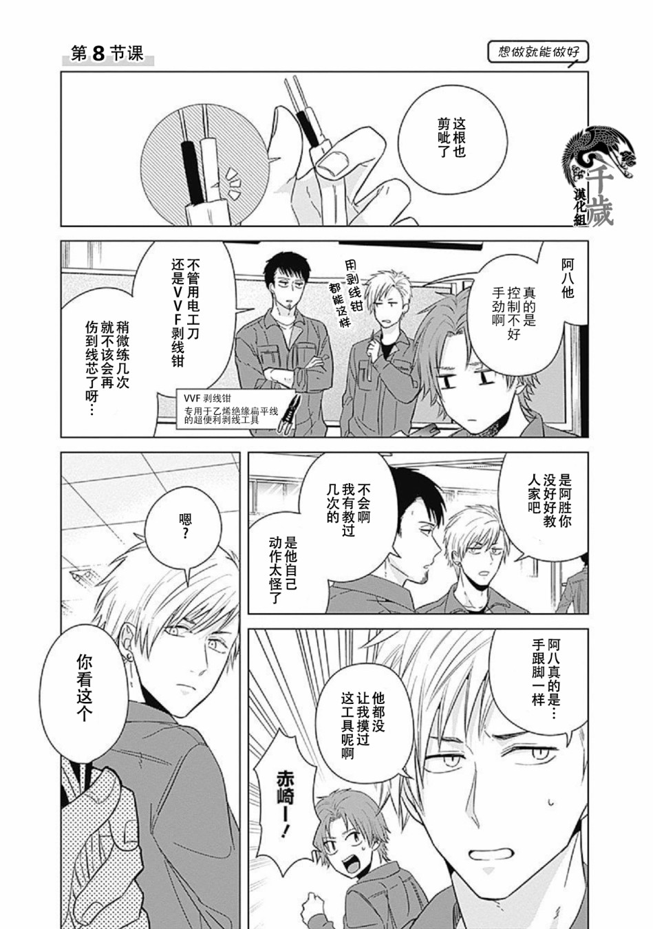 《只野工业高校日常》漫画最新章节第8话免费下拉式在线观看章节第【1】张图片