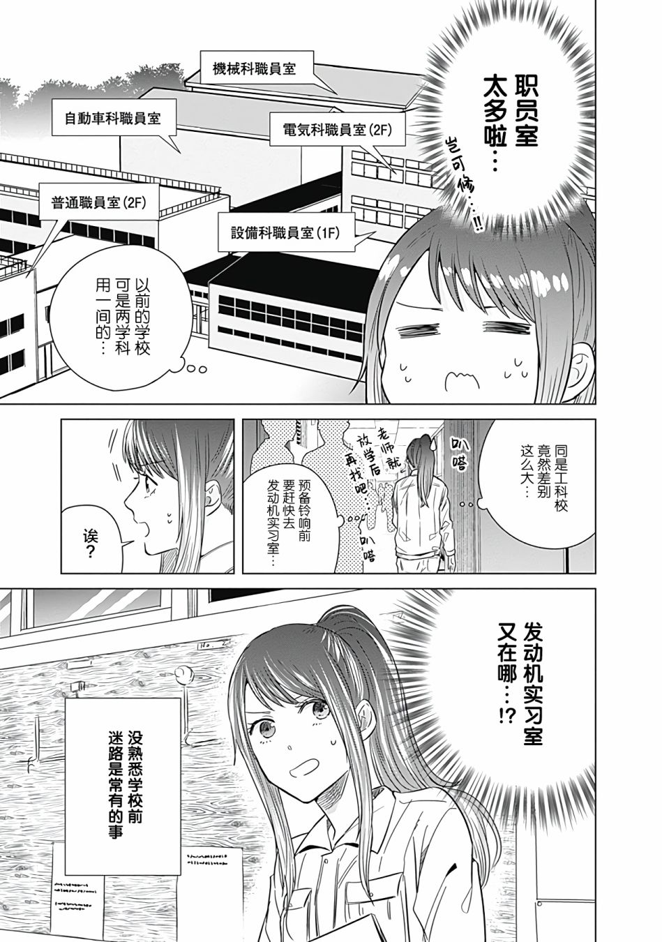 《只野工业高校日常》漫画最新章节第11话免费下拉式在线观看章节第【3】张图片