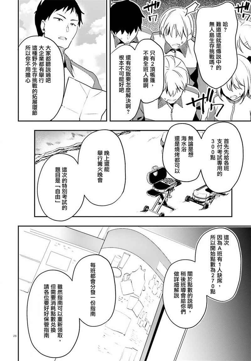 《欢迎来到实力至上主义的教室》漫画最新章节第16话免费下拉式在线观看章节第【26】张图片