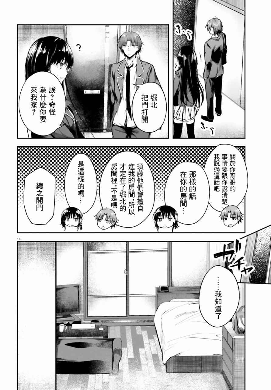 《欢迎来到实力至上主义的教室》漫画最新章节√堀北 5话免费下拉式在线观看章节第【18】张图片