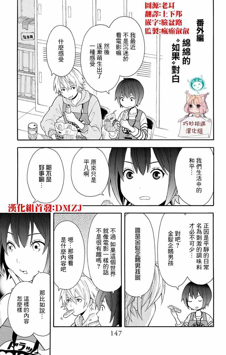 《绵绵的对白》漫画最新章节番外免费下拉式在线观看章节第【1】张图片