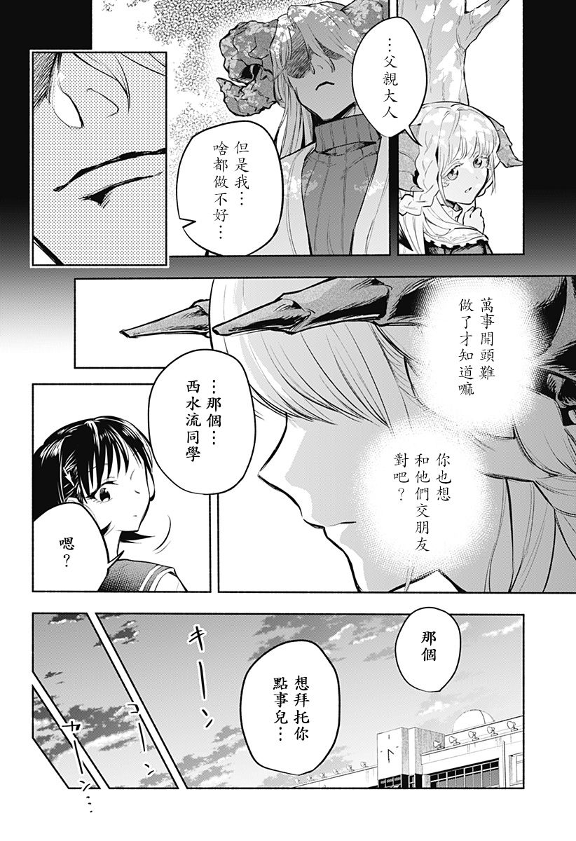 《比我还要显眼的龙学生》漫画最新章节第2话免费下拉式在线观看章节第【14】张图片