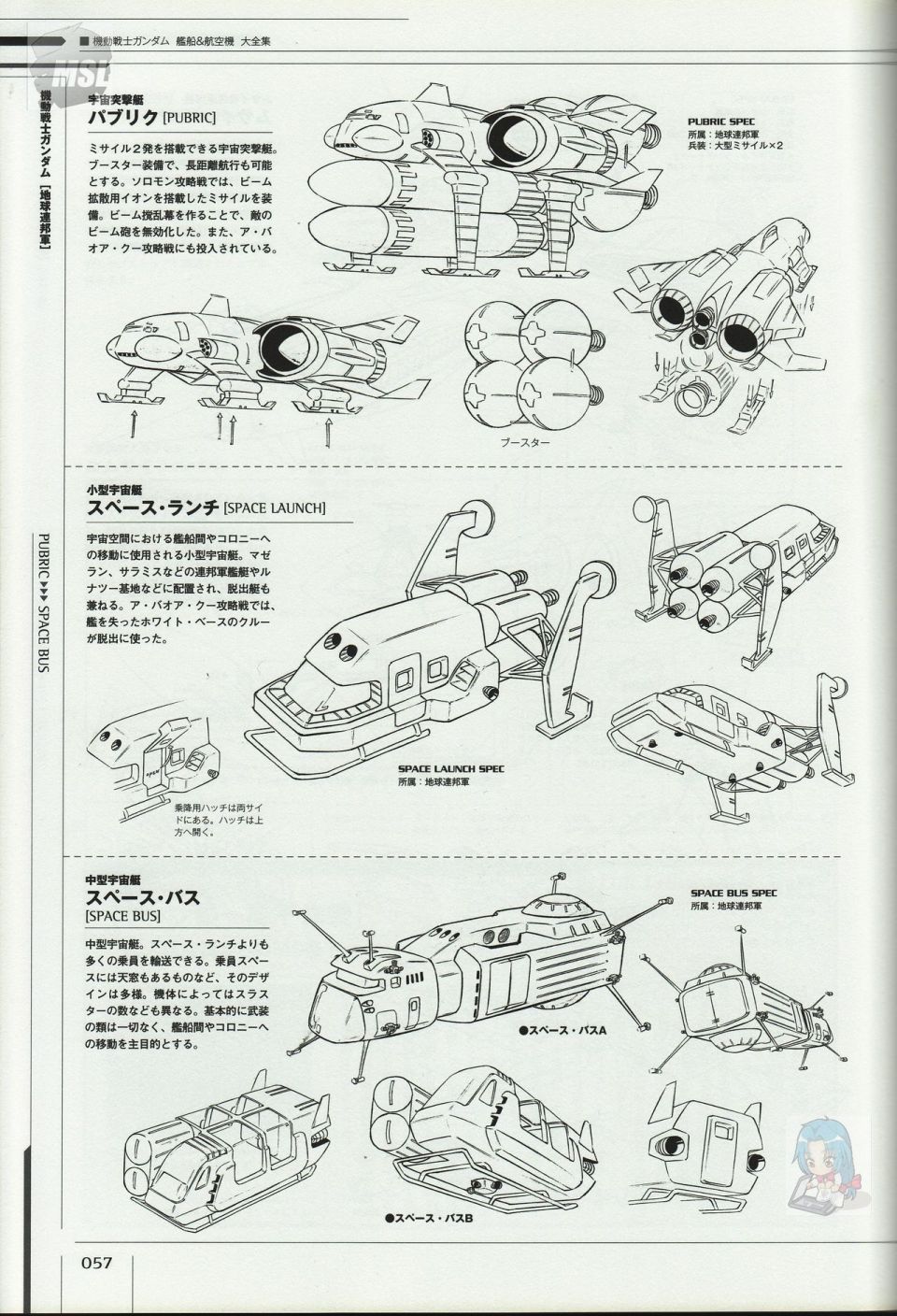 《Mobile Suit Gundam - Ship amp； Aerospace Plane Encyclopedia》漫画最新章节第1卷免费下拉式在线观看章节第【61】张图片