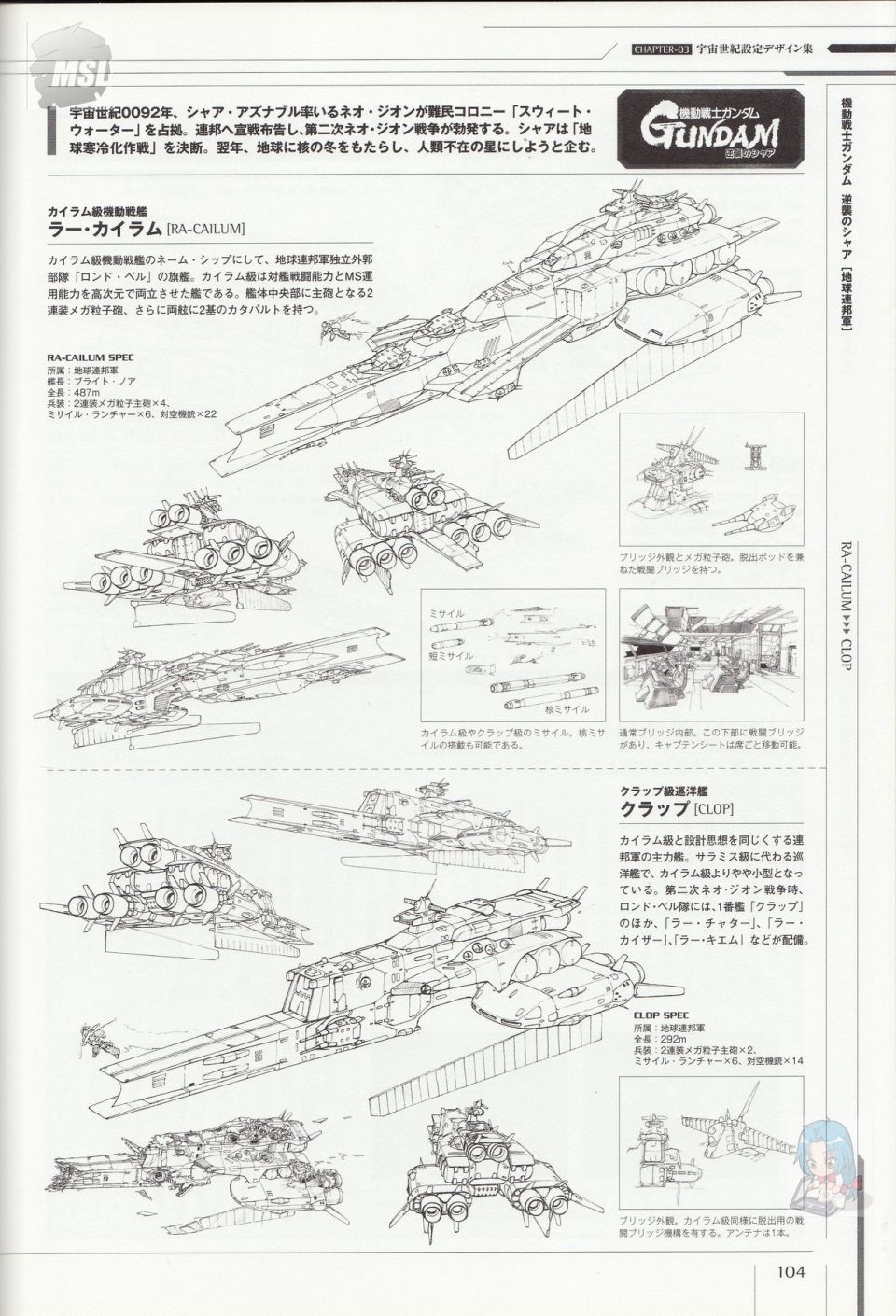 《Mobile Suit Gundam - Ship amp； Aerospace Plane Encyclopedia》漫画最新章节第1卷免费下拉式在线观看章节第【108】张图片