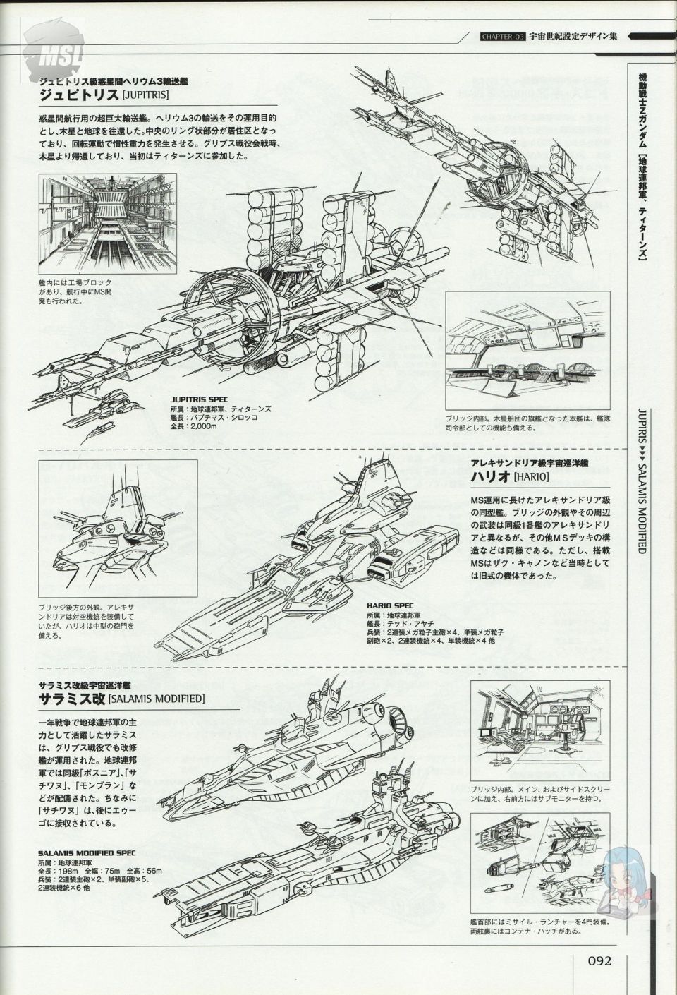 《Mobile Suit Gundam - Ship amp； Aerospace Plane Encyclopedia》漫画最新章节第1卷免费下拉式在线观看章节第【96】张图片