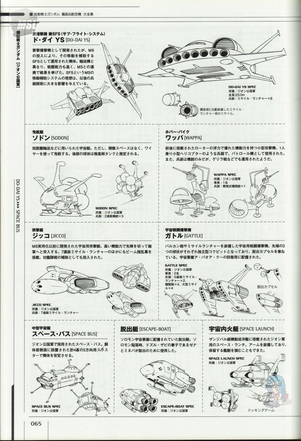 《Mobile Suit Gundam - Ship amp； Aerospace Plane Encyclopedia》漫画最新章节第1卷免费下拉式在线观看章节第【69】张图片