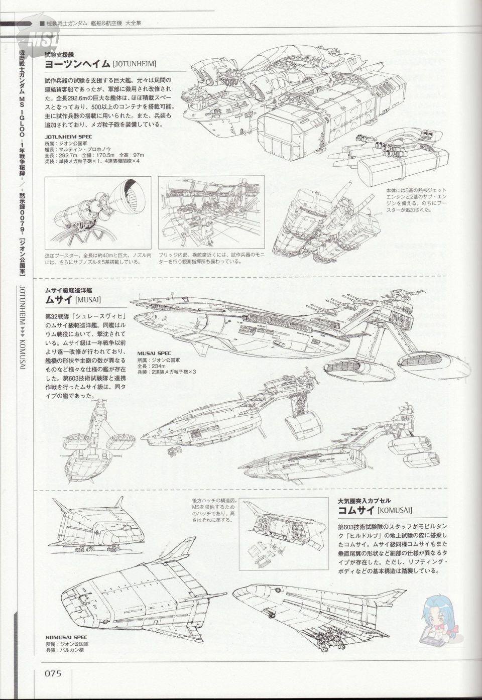 《Mobile Suit Gundam - Ship amp； Aerospace Plane Encyclopedia》漫画最新章节第1卷免费下拉式在线观看章节第【79】张图片