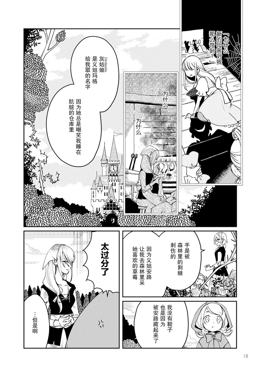 《小红帽、在旅途中偶遇尸体》漫画最新章节第1话免费下拉式在线观看章节第【14】张图片