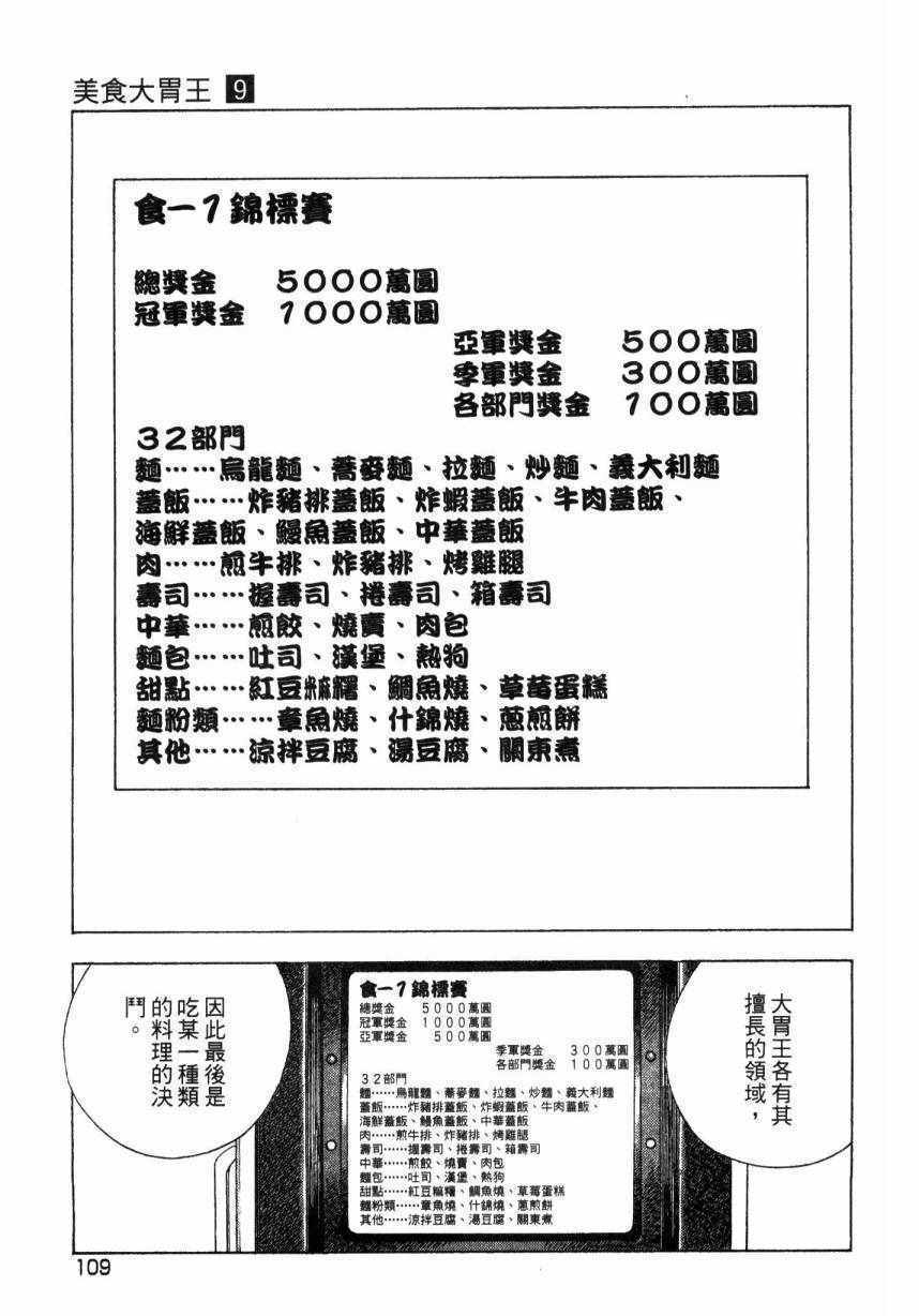 《美食大胃王》漫画最新章节第9卷免费下拉式在线观看章节第【107】张图片