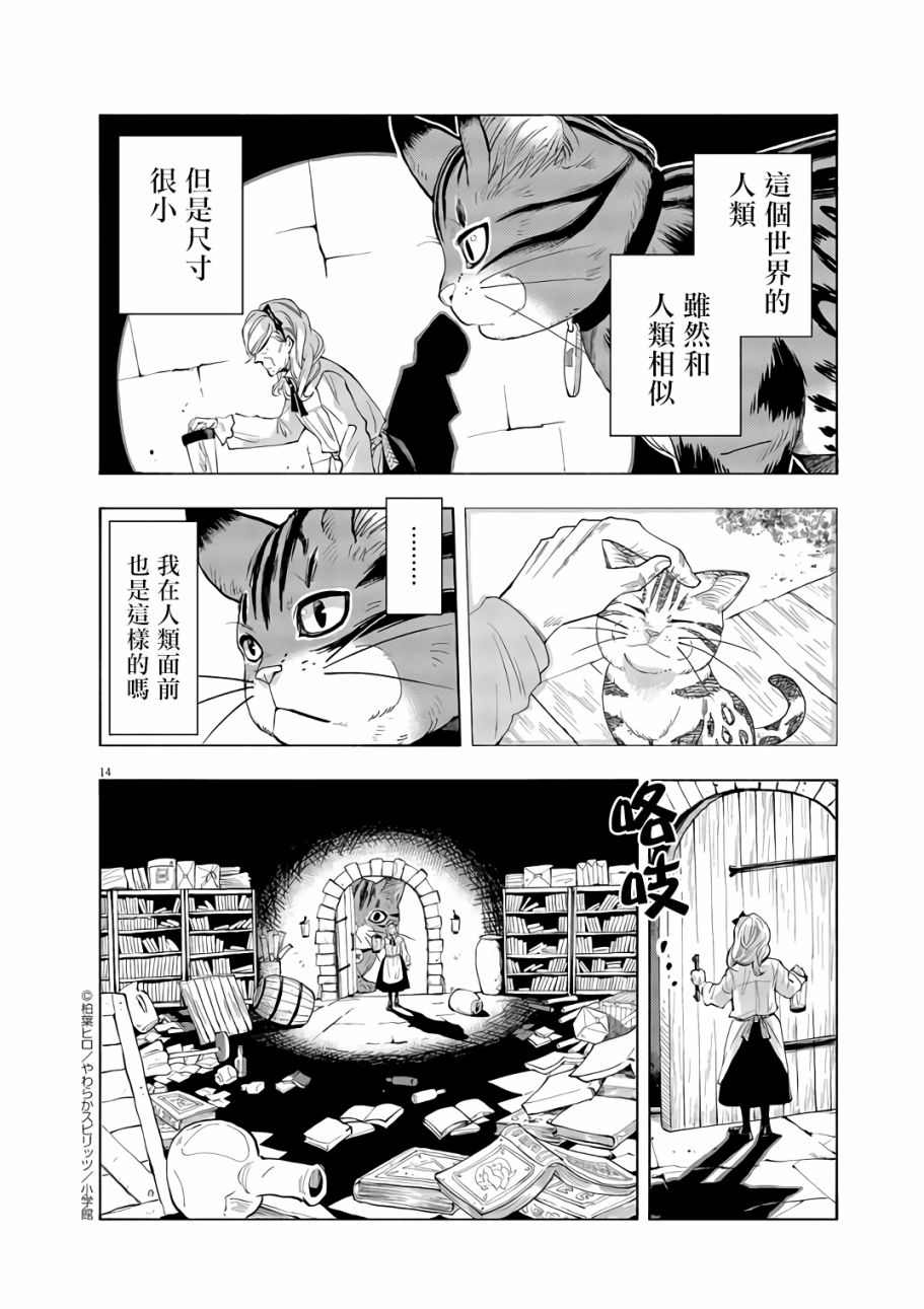 《异世界猫和不高兴魔女》漫画最新章节第1话免费下拉式在线观看章节第【13】张图片