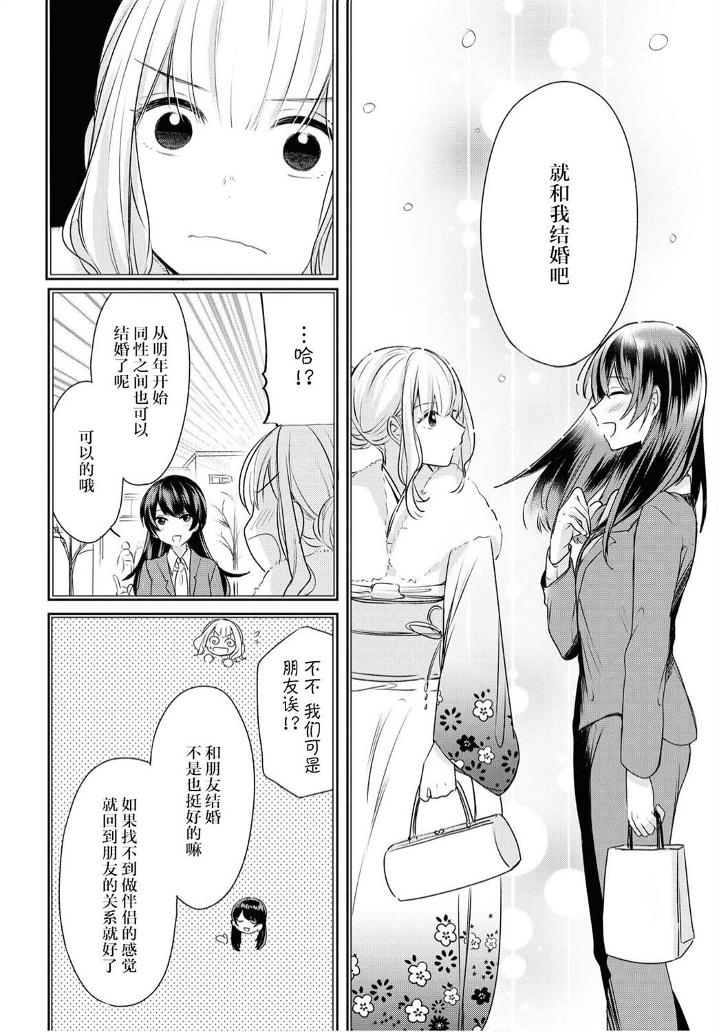 《尝试与女性朋友结婚了》漫画最新章节第1话免费下拉式在线观看章节第【13】张图片