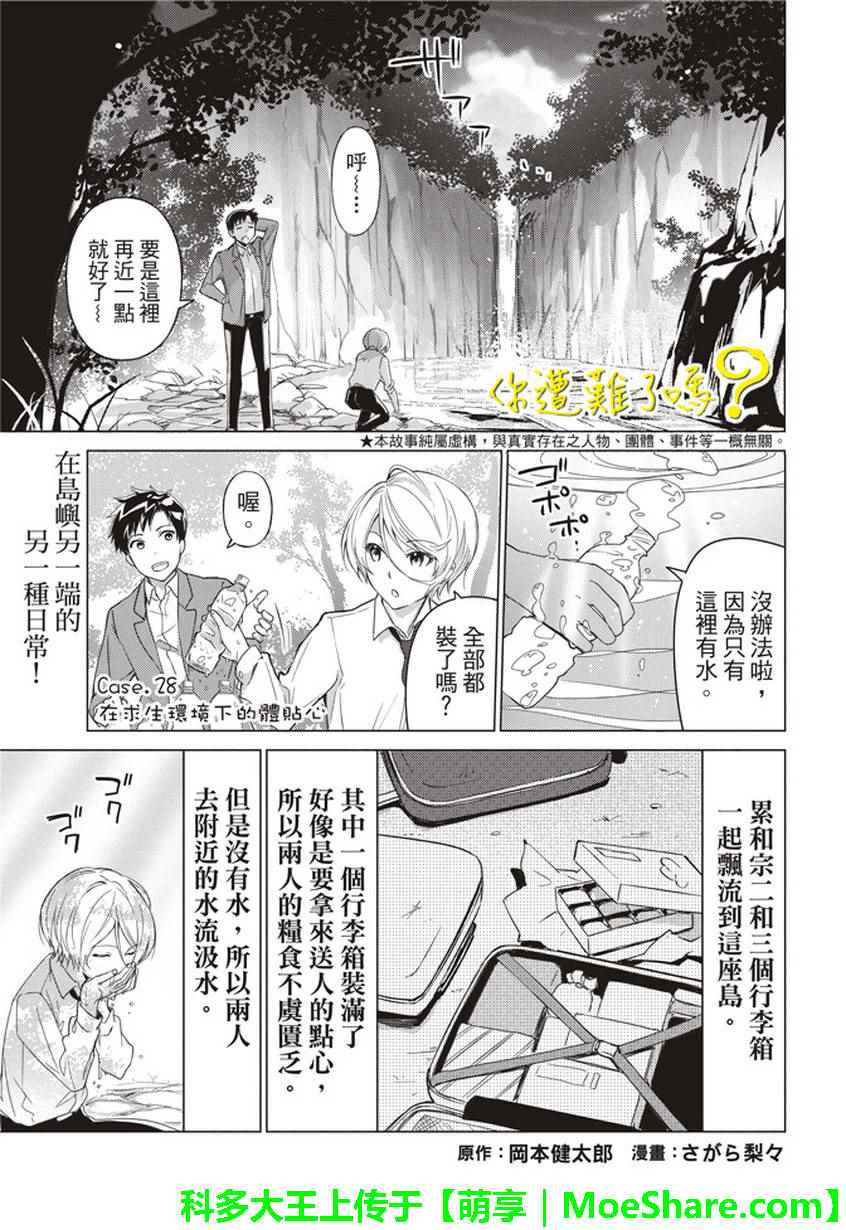 《你遭难了吗？》漫画最新章节第28话免费下拉式在线观看章节第【1】张图片