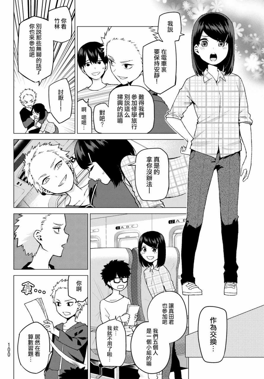 《五等分的花嫁》漫画最新章节第34话 今日和京都都和凶和共免费下拉式在线观看章节第【4】张图片