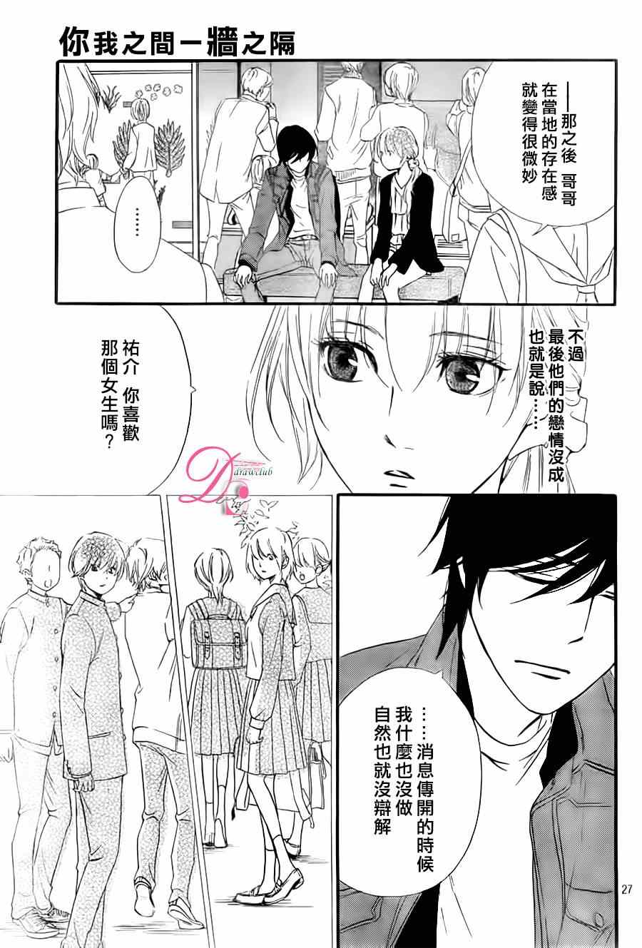 《你我之间一墙之隔》漫画最新章节第14话免费下拉式在线观看章节第【27】张图片