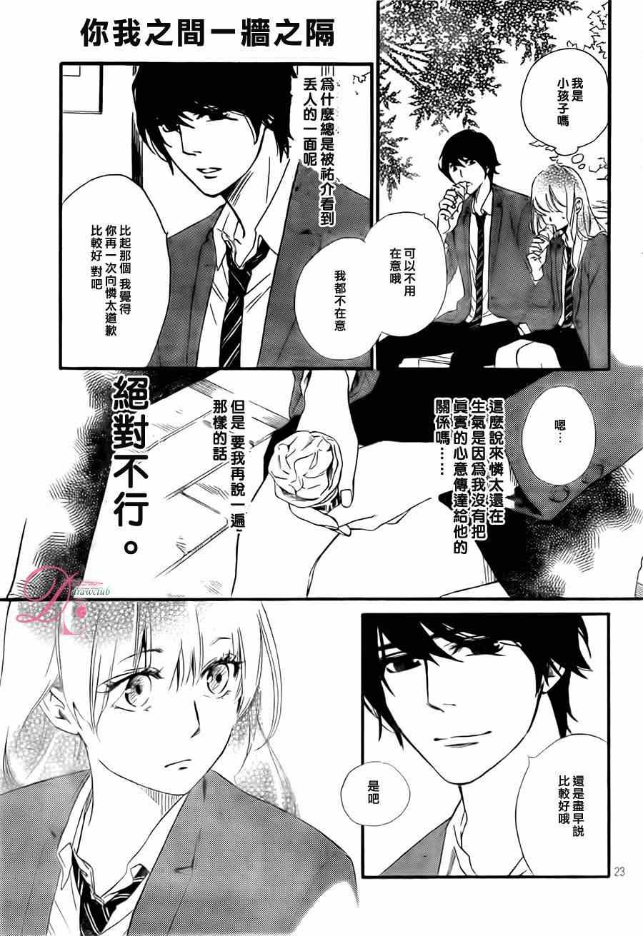 《你我之间一墙之隔》漫画最新章节第10话免费下拉式在线观看章节第【23】张图片