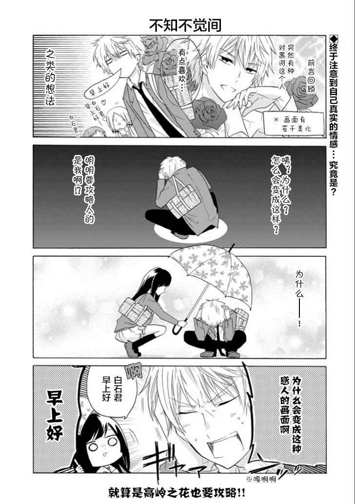 《就算是高岭之花也要攻略！》漫画最新章节第5话免费下拉式在线观看章节第【1】张图片