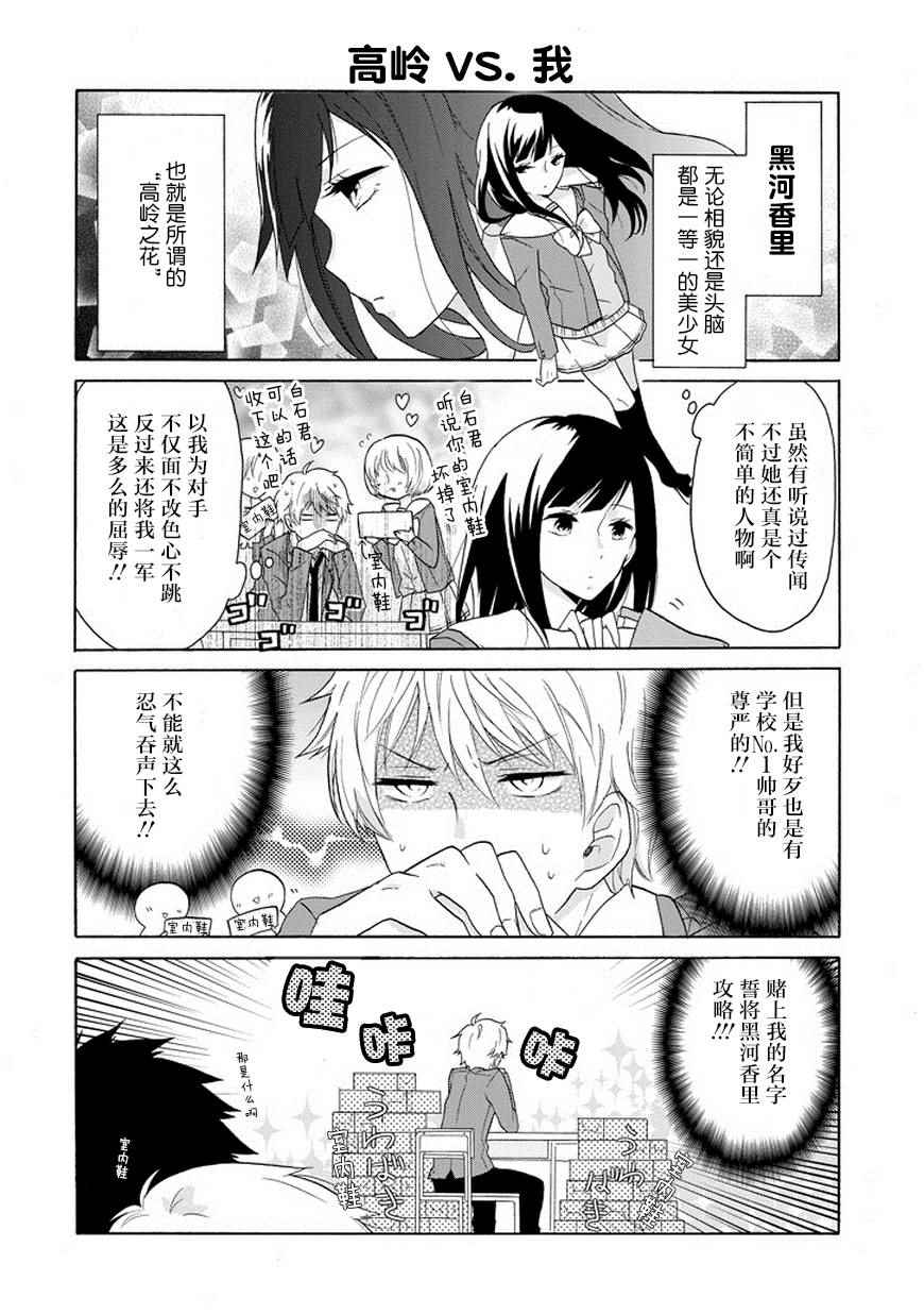 《就算是高岭之花也要攻略！》漫画最新章节第1话免费下拉式在线观看章节第【4】张图片