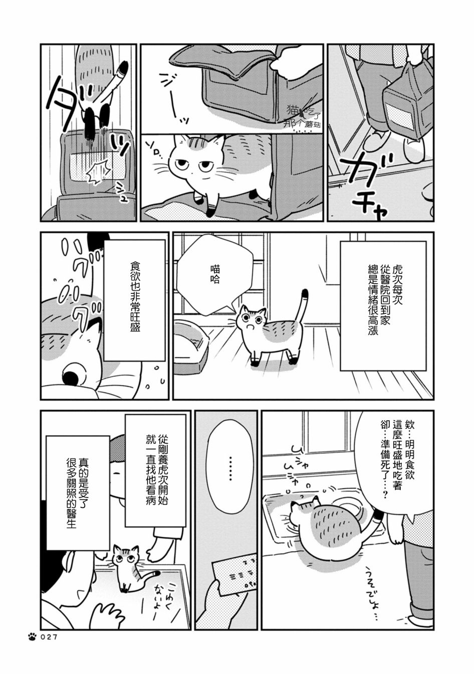 《猫咪虎次漫长的一天》漫画最新章节第4话免费下拉式在线观看章节第【3】张图片