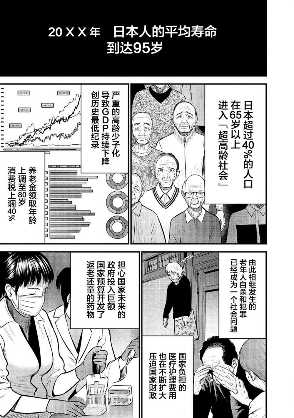 《老龄化，八十岁青年的复仇》漫画最新章节第2话免费下拉式在线观看章节第【1】张图片