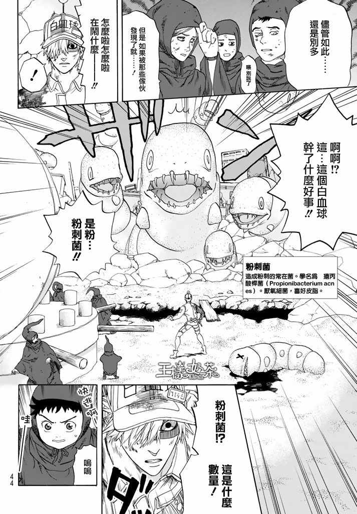 《工作细胞》漫画最新章节第14话 粉刺免费下拉式在线观看章节第【6】张图片