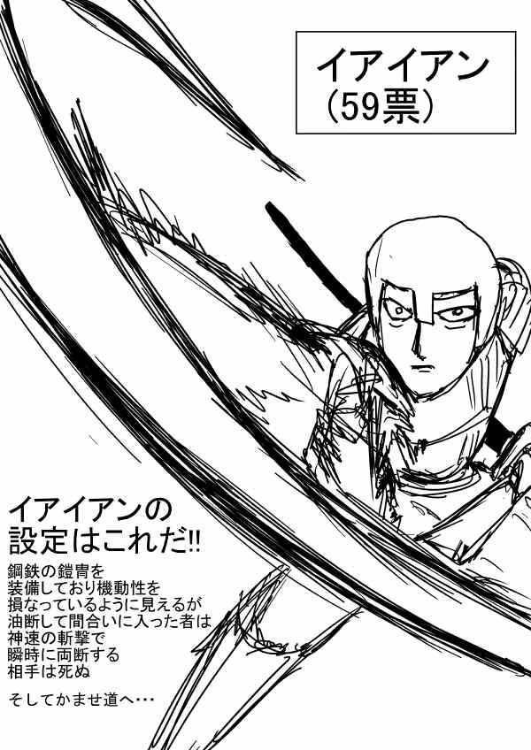 《一拳超人》漫画最新章节原作人气投票2免费下拉式在线观看章节第【35】张图片