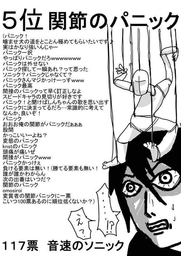 《一拳超人》漫画最新章节原作人气投票←免费下拉式在线观看章节第【9】张图片