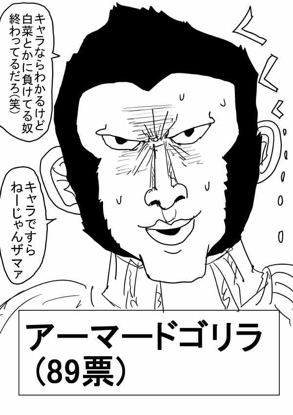 《一拳超人》漫画最新章节原作人气投票2免费下拉式在线观看章节第【41】张图片