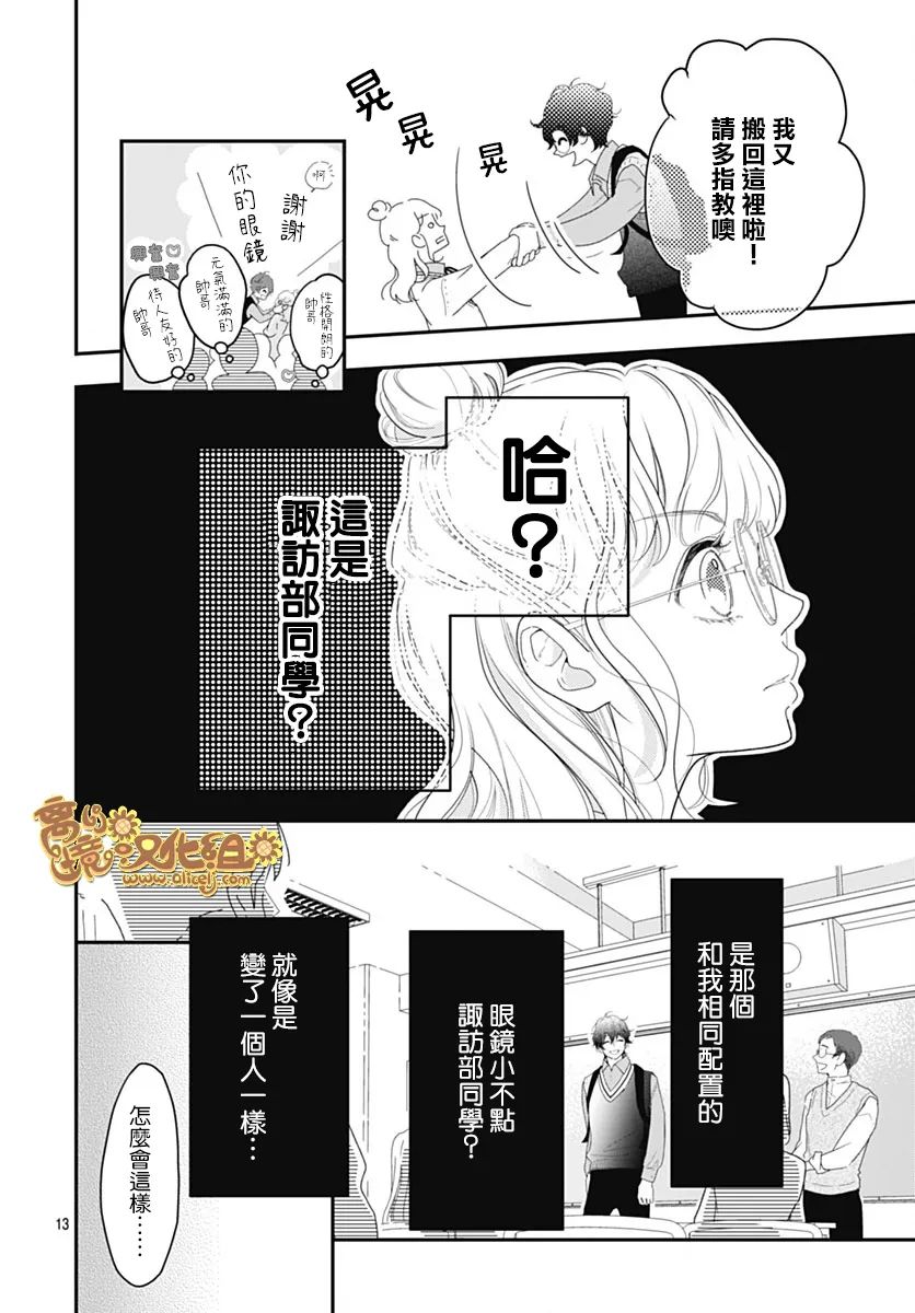 《诹访部同学和小柠檬》漫画最新章节第1话免费下拉式在线观看章节第【13】张图片