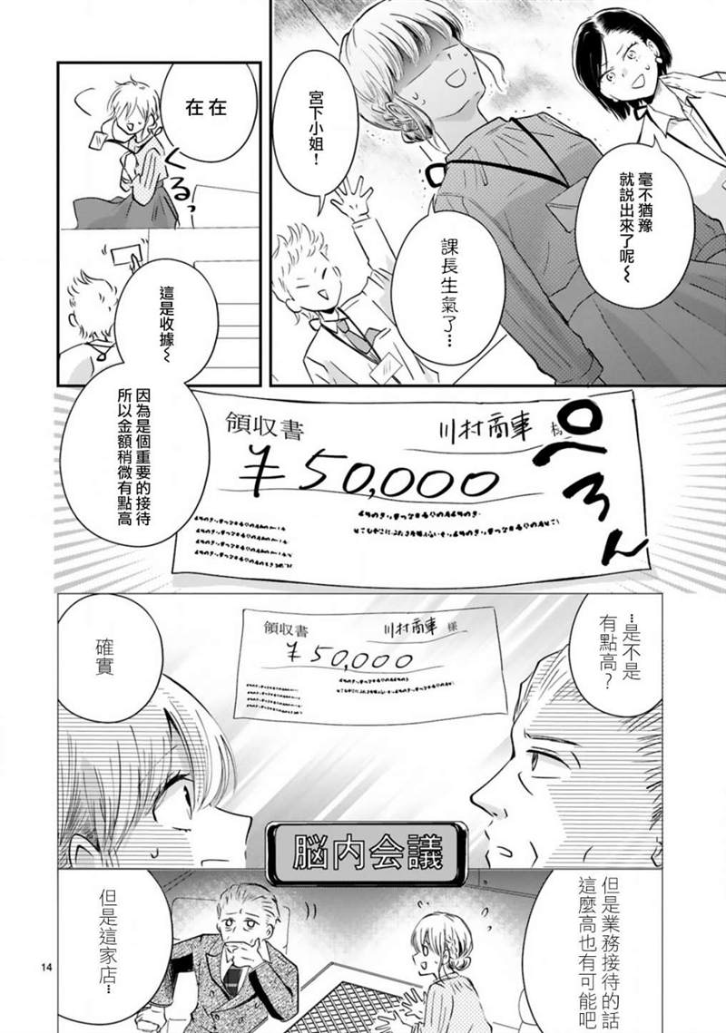 《因故，大叔在为我的恋情应援（脑内）》漫画最新章节第1话免费下拉式在线观看章节第【14】张图片