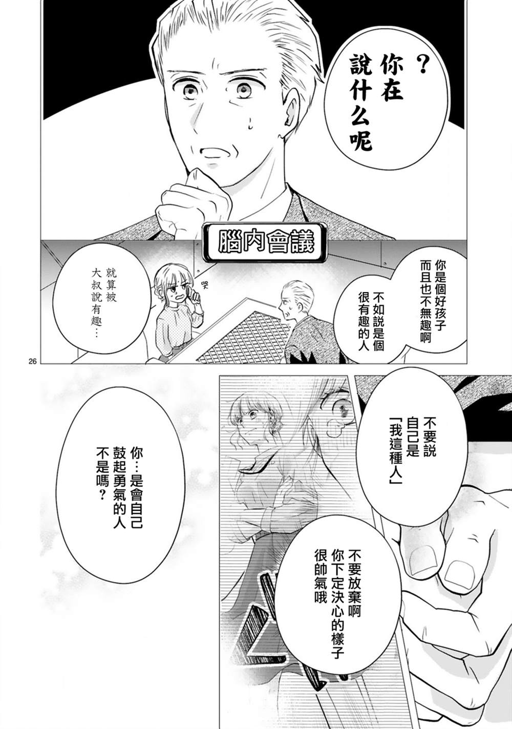 《因故，大叔在为我的恋情应援（脑内）》漫画最新章节第3.2话免费下拉式在线观看章节第【6】张图片