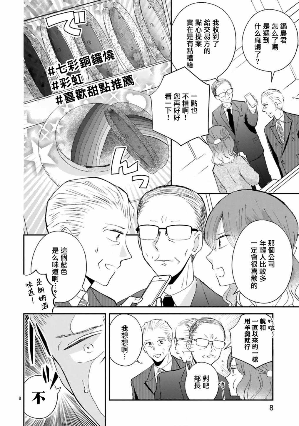 《因故，大叔在为我的恋情应援（脑内）》漫画最新章节第4话免费下拉式在线观看章节第【8】张图片