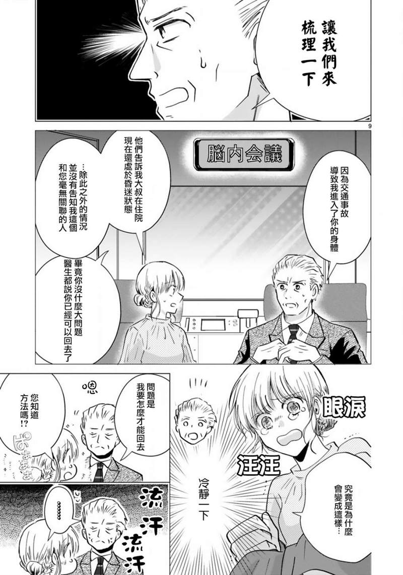 《因故，大叔在为我的恋情应援（脑内）》漫画最新章节第1话免费下拉式在线观看章节第【9】张图片