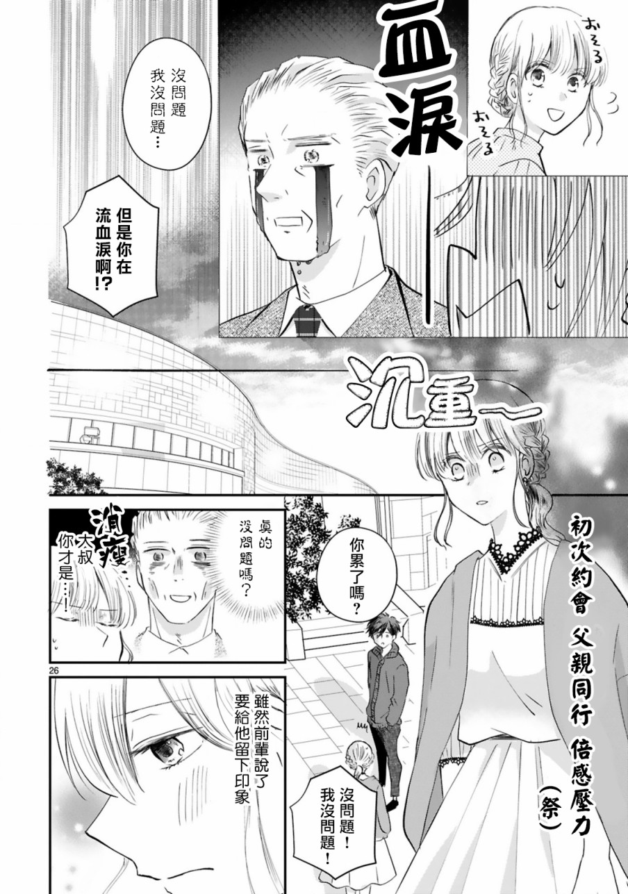 《因故，大叔在为我的恋情应援（脑内）》漫画最新章节第2话免费下拉式在线观看章节第【26】张图片