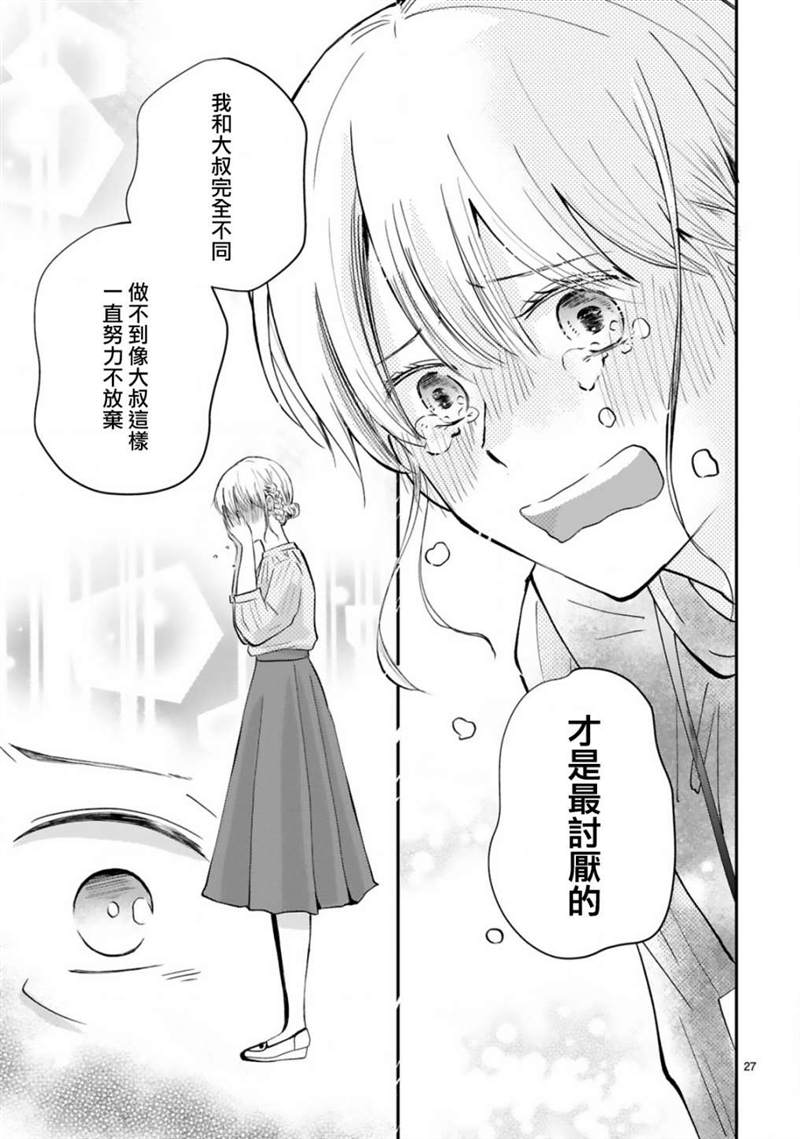 《因故，大叔在为我的恋情应援（脑内）》漫画最新章节第1话免费下拉式在线观看章节第【27】张图片