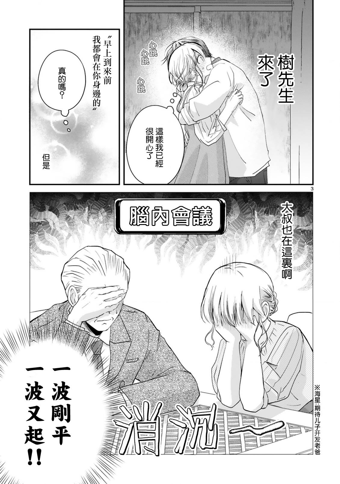 《因故，大叔在为我的恋情应援（脑内）》漫画最新章节第6话免费下拉式在线观看章节第【4】张图片