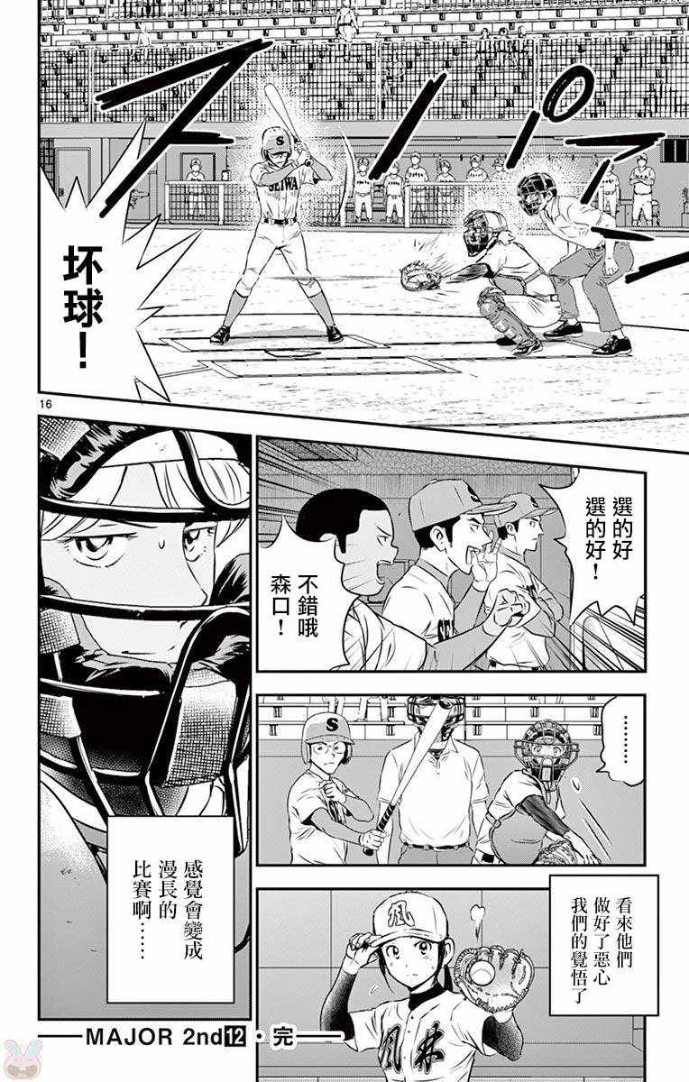 《棒球大联盟2nd》漫画最新章节第112话免费下拉式在线观看章节第【16】张图片