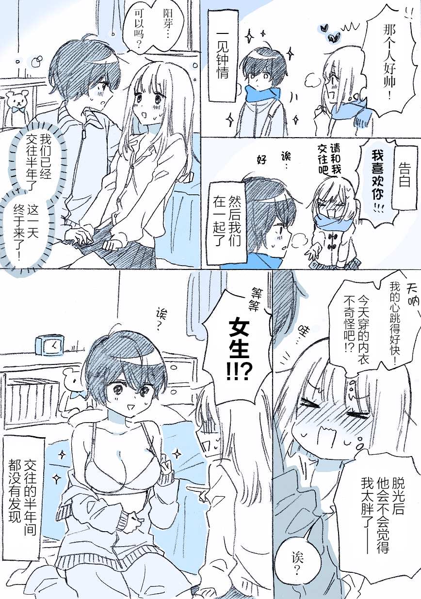 《男孩子气的女友》漫画最新章节第1话免费下拉式在线观看章节第【1】张图片