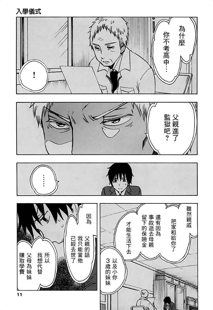 《初中学历劳动者开始的高中生活》漫画最新章节第1话免费下拉式在线观看章节第【9】张图片