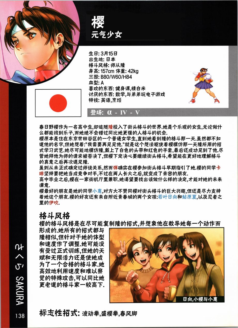 《街头霸王 特刊合集》漫画最新章节人物谱5免费下拉式在线观看章节第【15】张图片